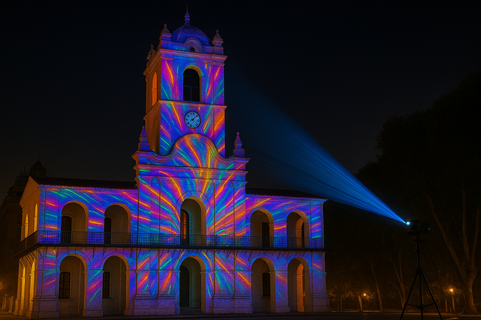 Video mapping: transformando espacios con proyección - Recurso educativo sobre tecnología audiovisual